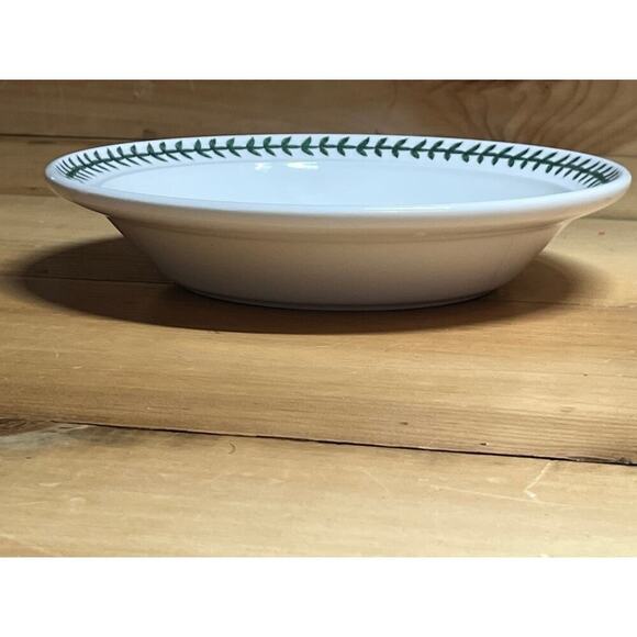 PORTMEIRION Botanic Garden Fuschia Magellanica 8.5" Rim Soup Bowl Leaves Edge - Picture 3 of 10